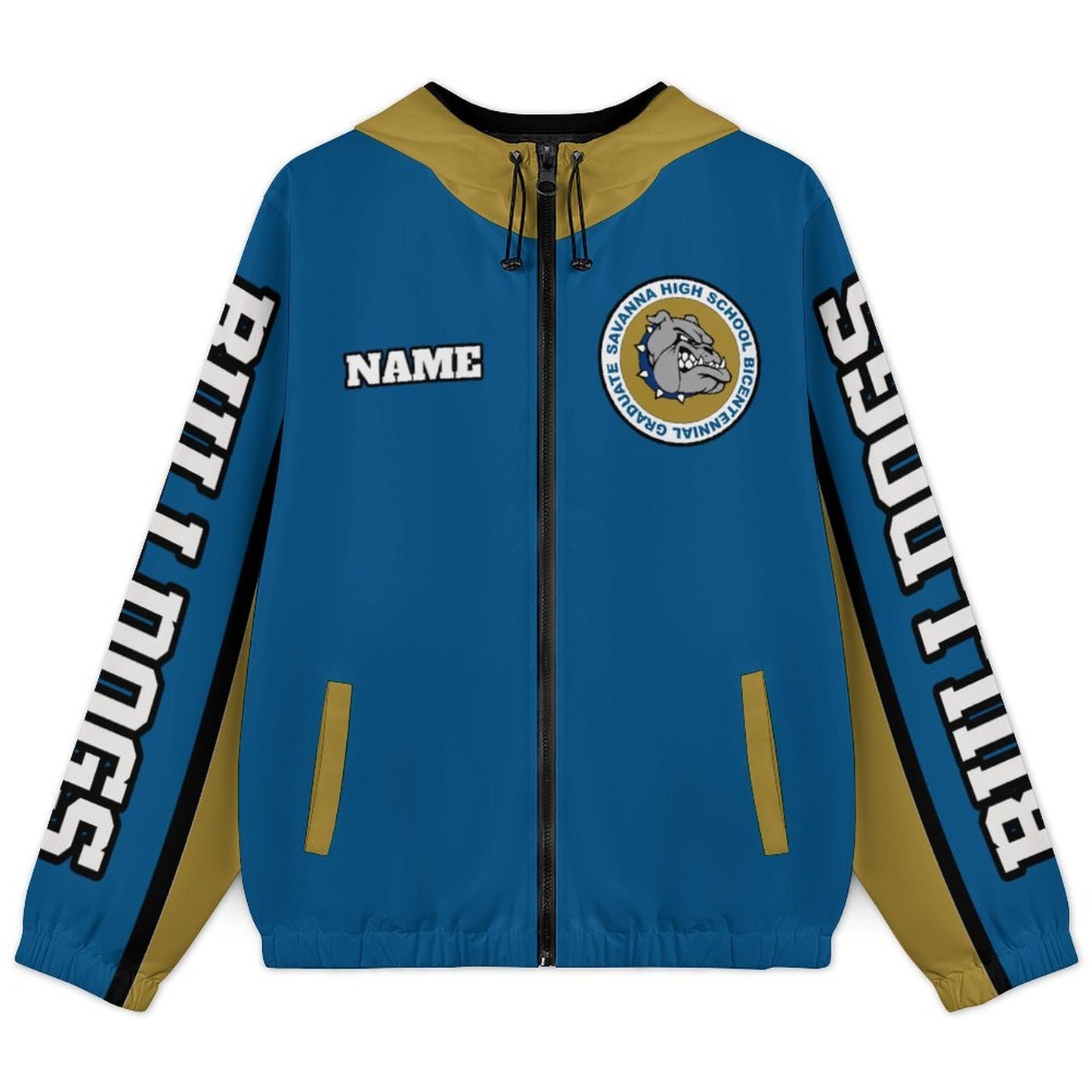 Savannah Bulldogs Hooded Windbreaker Jacket