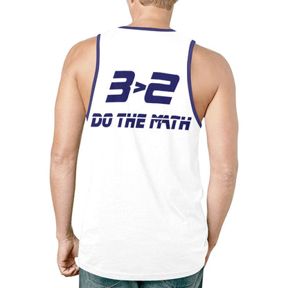 3>2 Mens Tank Blue