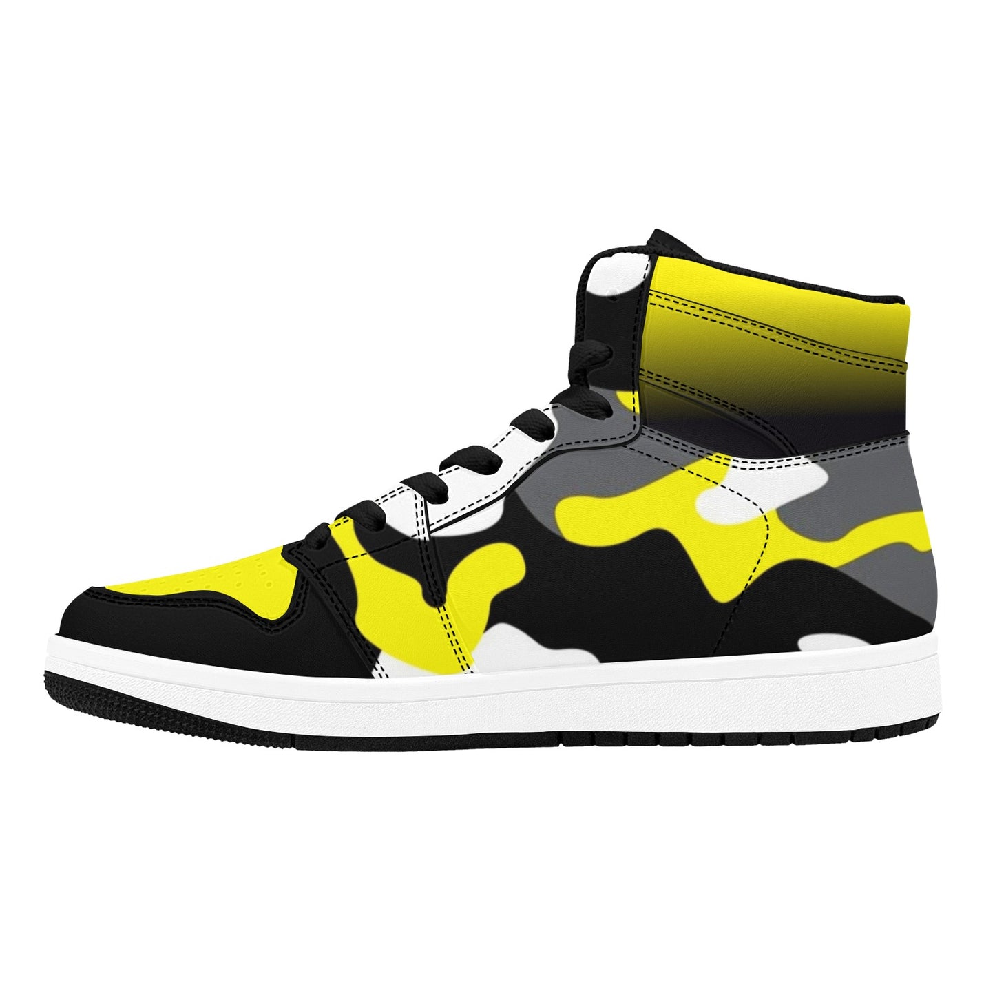 RR Yellow Camo High Top Sneakers