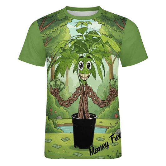 Plant Love Ice Silk Tee - Money Tree