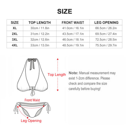 One Unit Plus Sized Bikini Halter 2