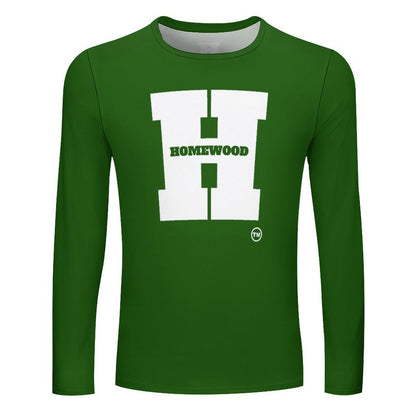 Homewood H Long Sleeve Grn/Wht