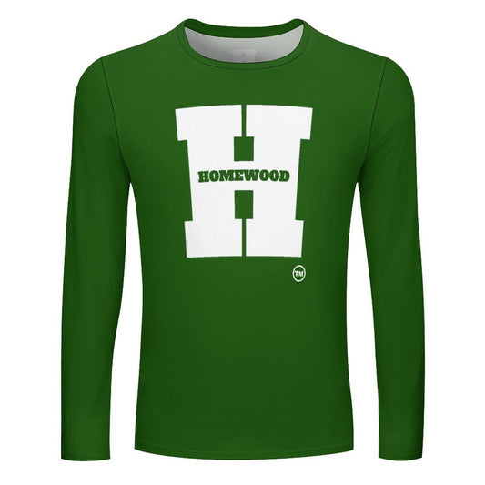 Homewood H Long Sleeve Grn/Wht