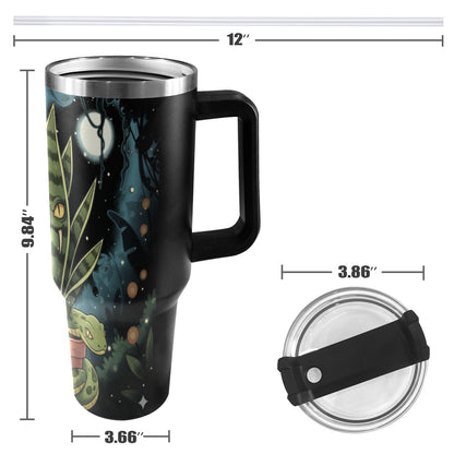 Plant Love Snake Plant 40oz Stainless Steel Tumbler
