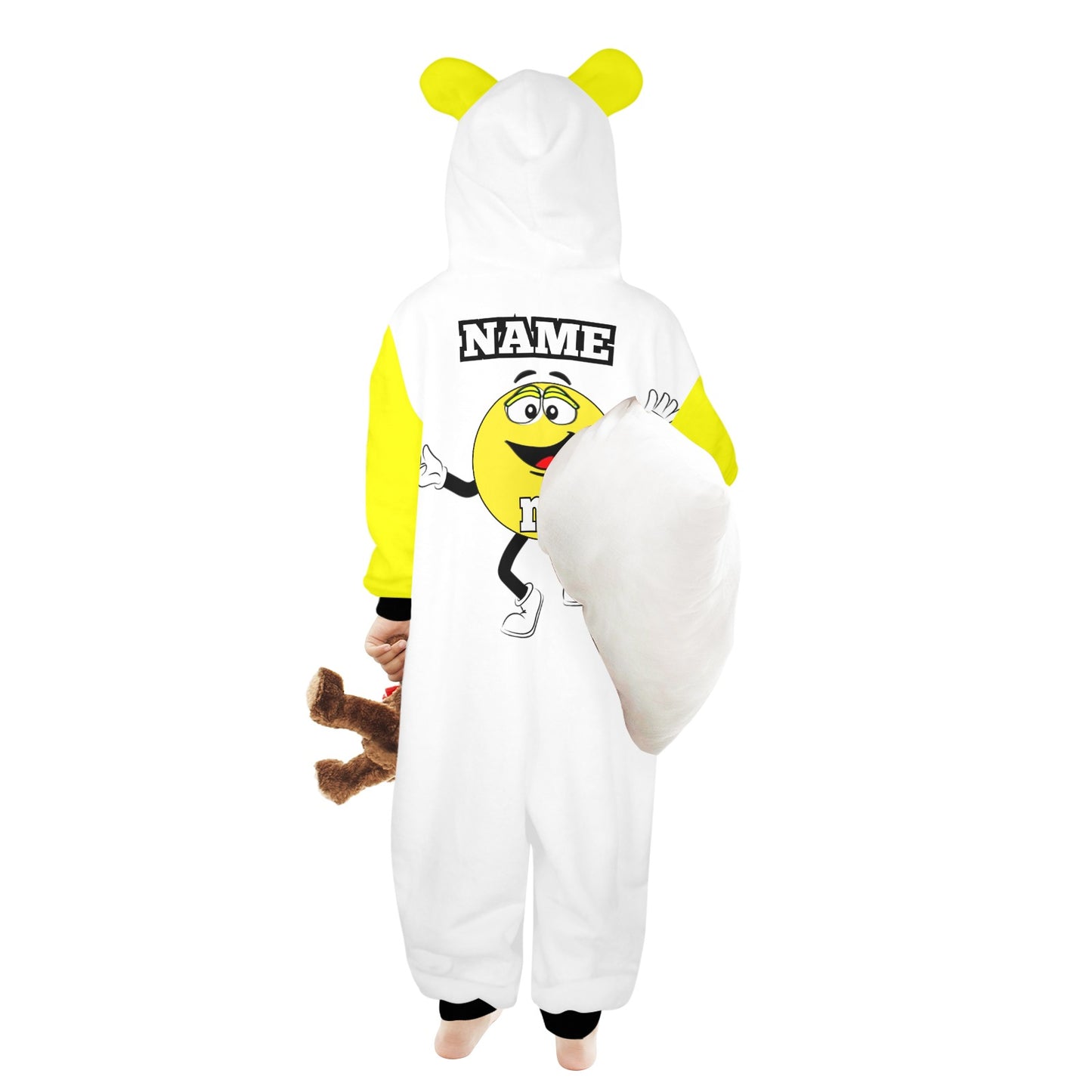 Kids M&M Onesie Yellow