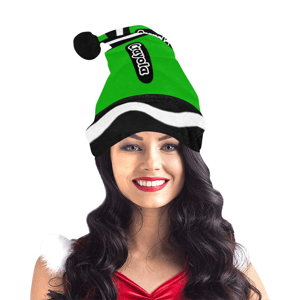 Santa Hat Crayola Green