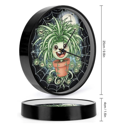 Plant Love 10x10 Wall Clock - Spider Plant