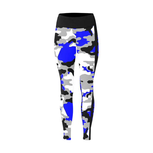 Camo Leggings Blue