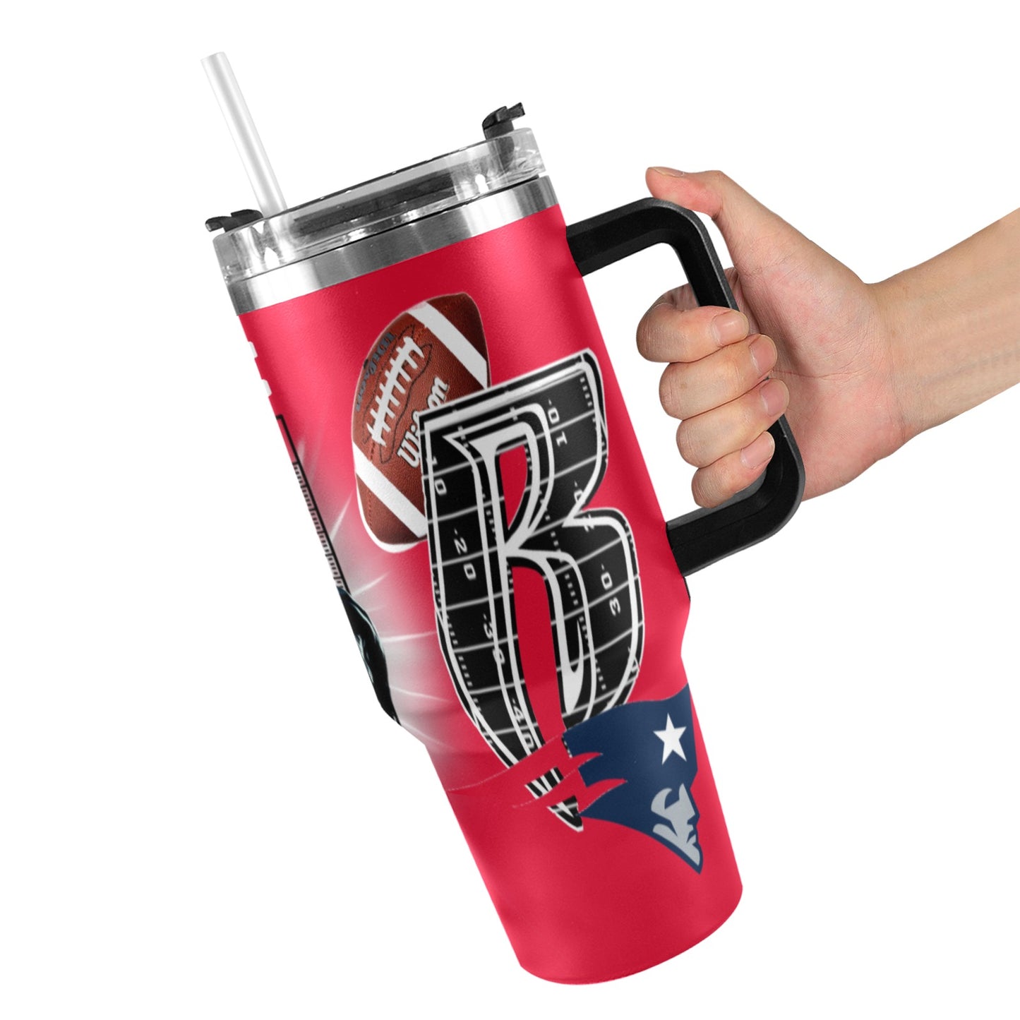 RR PATRIOTS 40OZ STAINLESS STEEL TUMBLER 2025