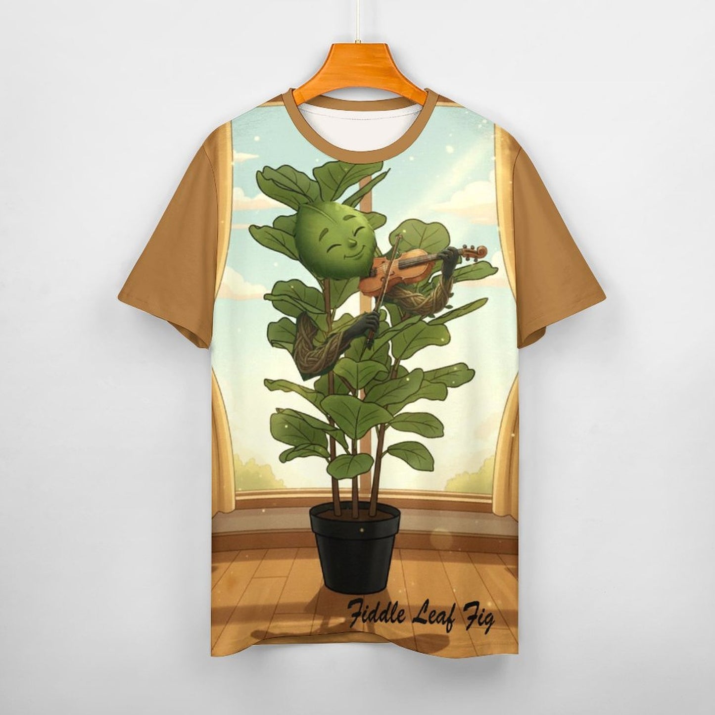 Plant Love Ice Silk Tee - Fiddle Leaf Fig