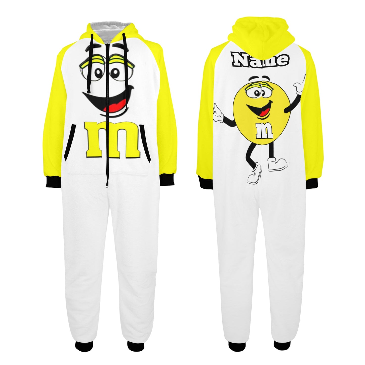 M&M Unisex Onesie Yellow