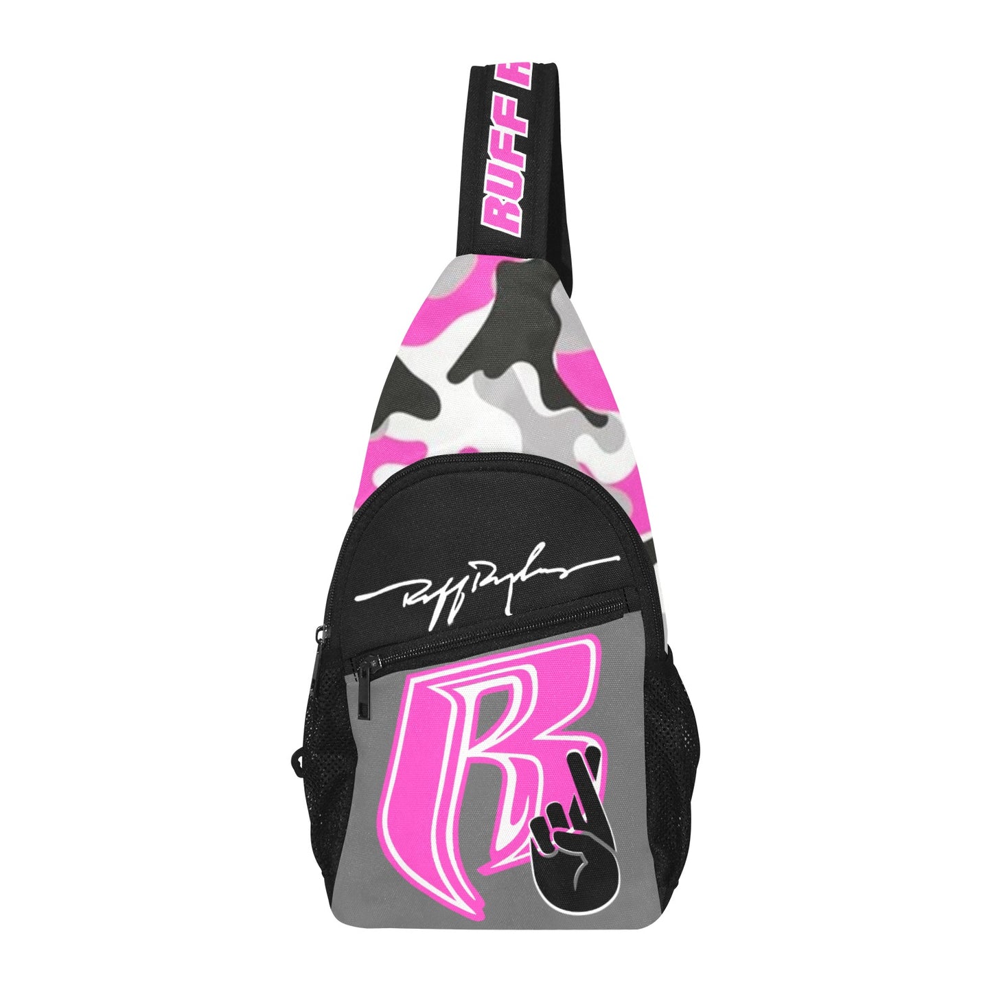 RR Crossbody Bag Pink Camo