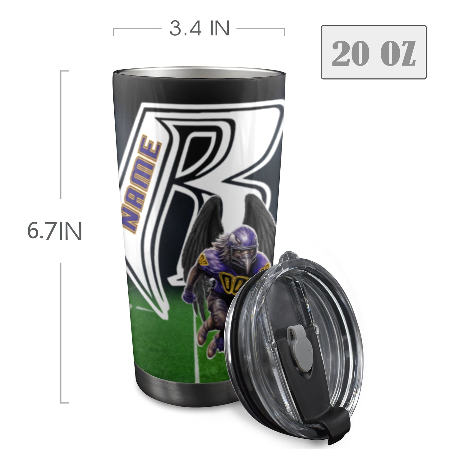 RR Ravens 20oz Mobile Tumbler 2023