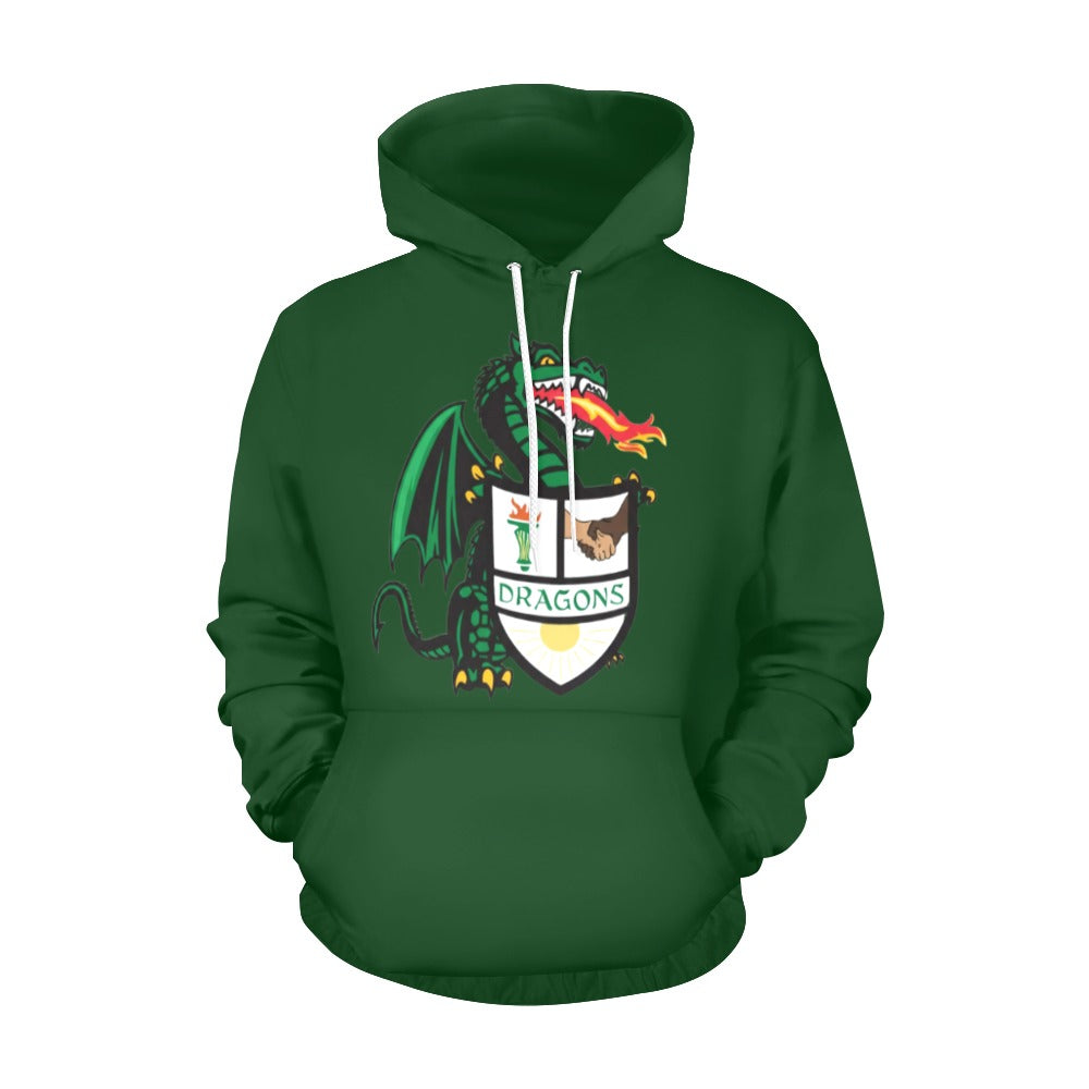 Allderdice Dragons Hoodie  Drk Grn