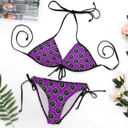 RR String Bikini Plus Size Purple RR Coin