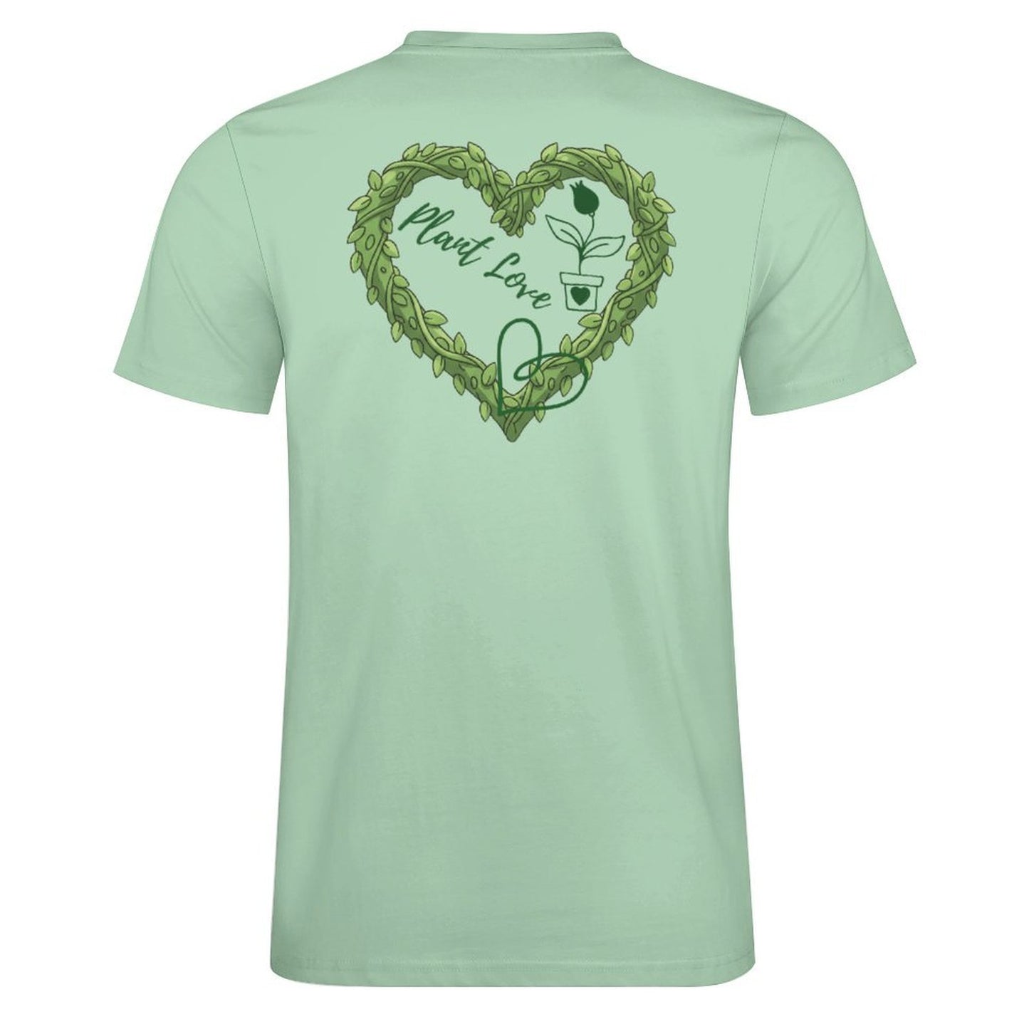 Plant Love Ice Silk Tee - Red Anthurium