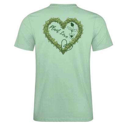 Plant Love Ice Silk Tee - Red Anthurium