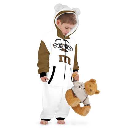 Kids M&M Onesie Brown