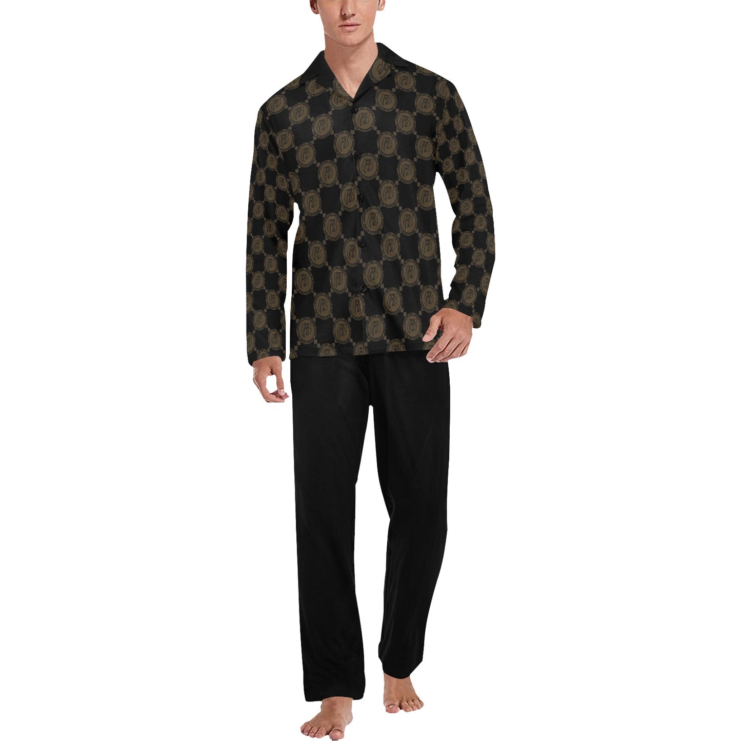 RR Christmas Pajamas -Mens Brn RR Gucci