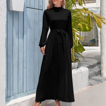 CMR Long Sleeve High Neck Dress