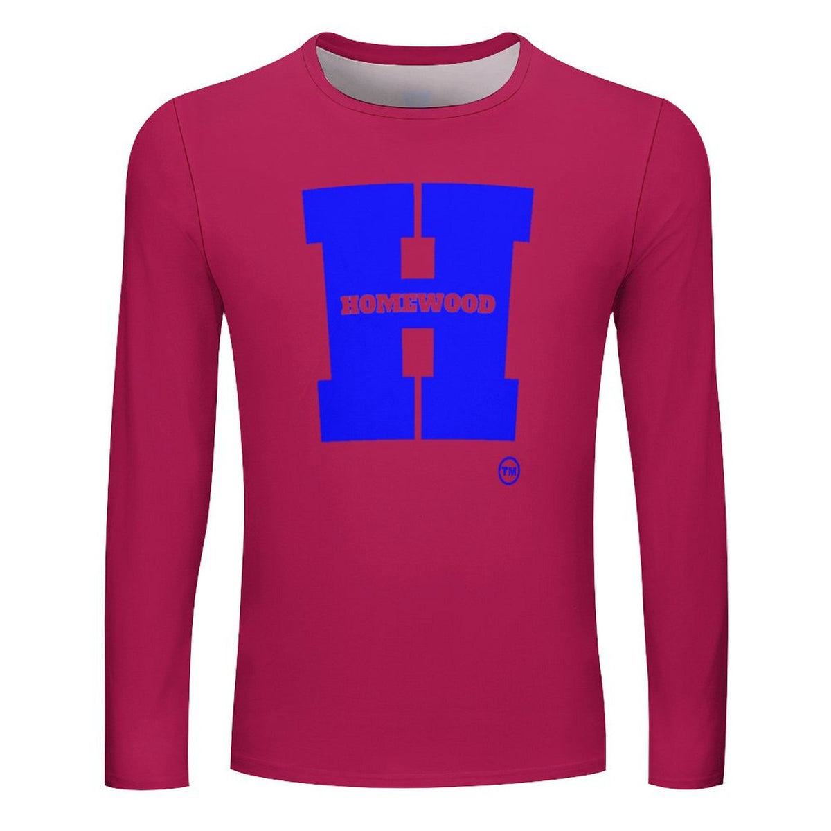 Homewood H Long Sleeve Pnk/Blu