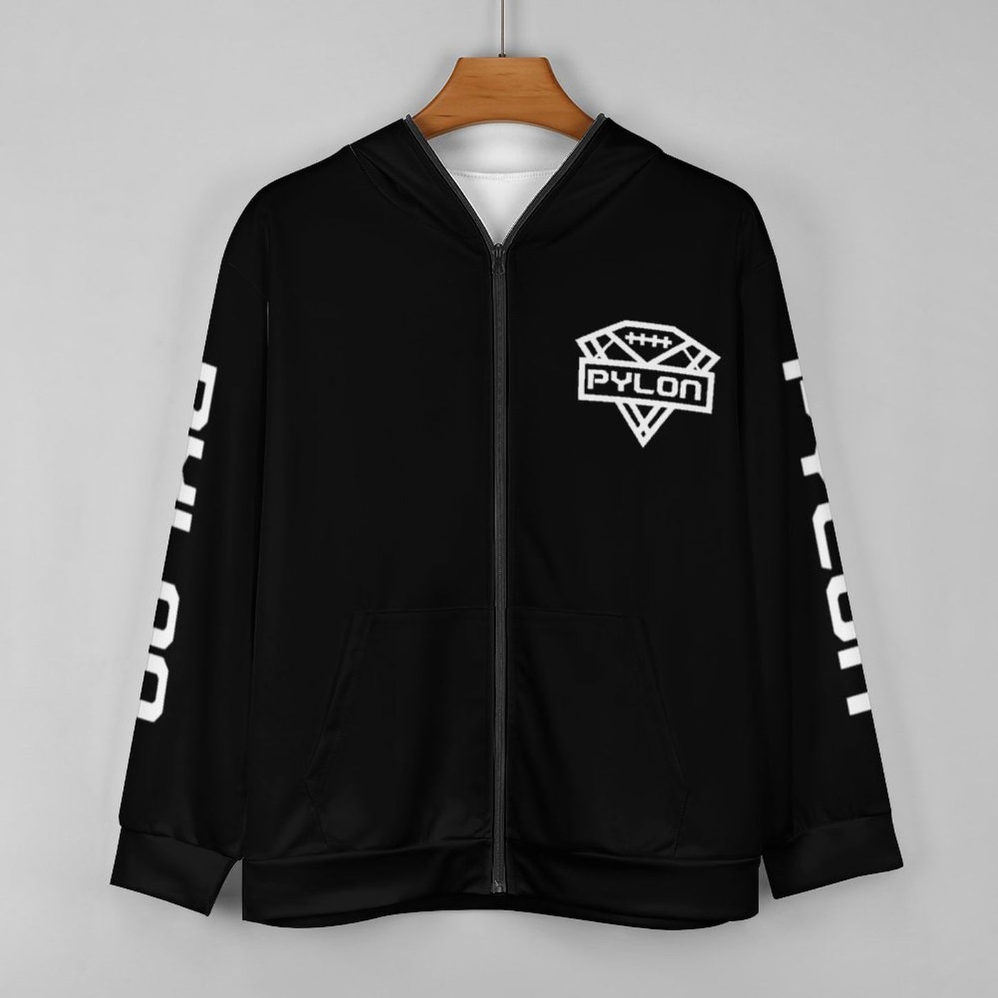 Pylon Full Zip Hoodie Blk