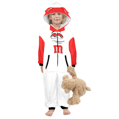 Kids M&M Onesie Red