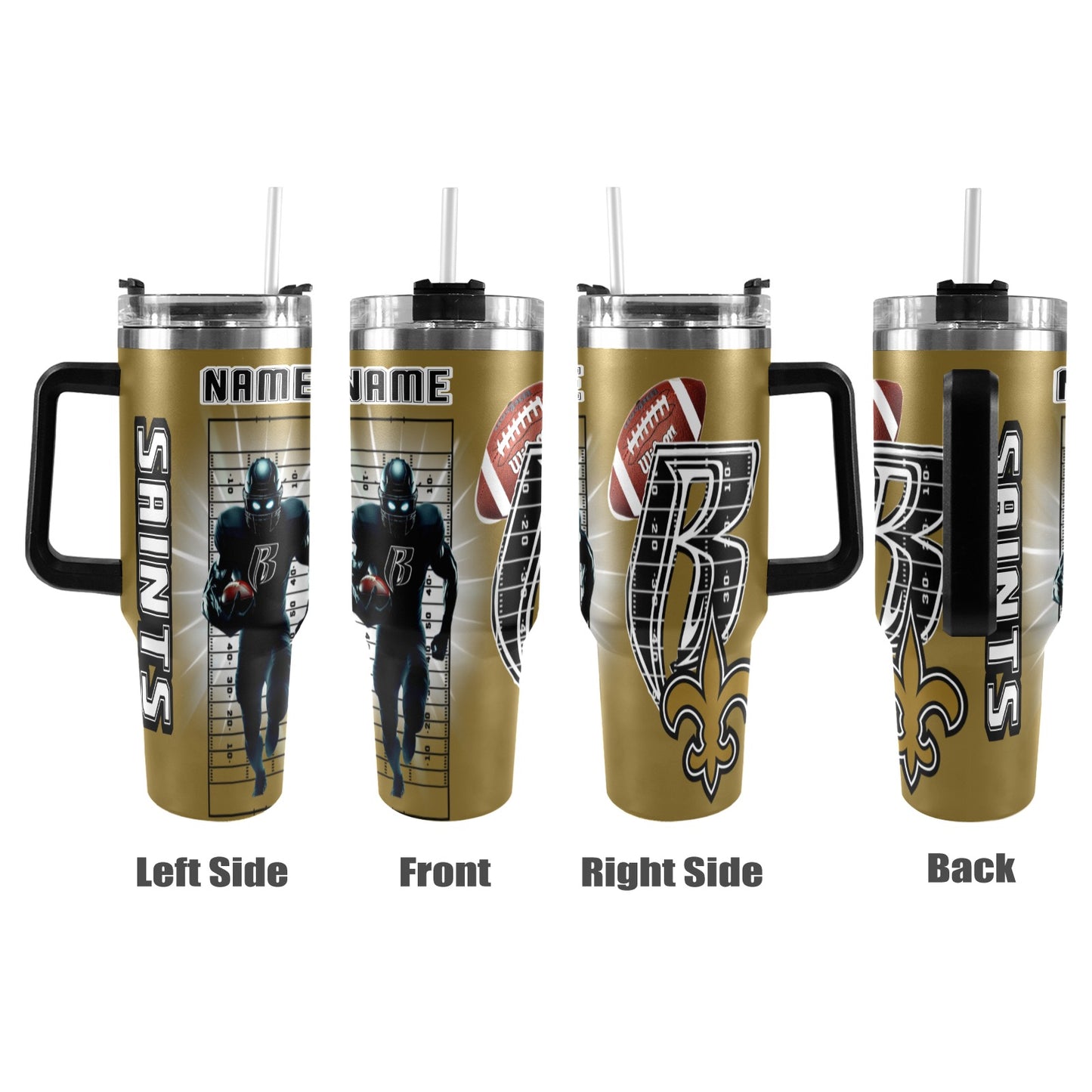 RR SAINTS 40OZ STAINLESS STEEL TUMBLER 2025