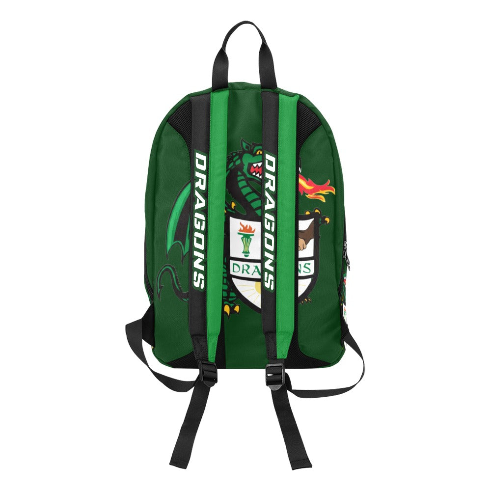 Allderdice Dragons Large Capacity Travel Backpack 2 - Add your name.