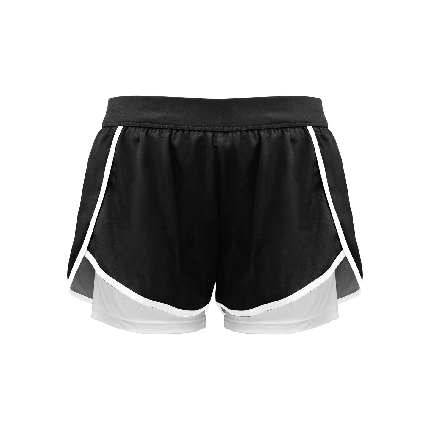 CMR Womens Sports Shorts with Compression Liner