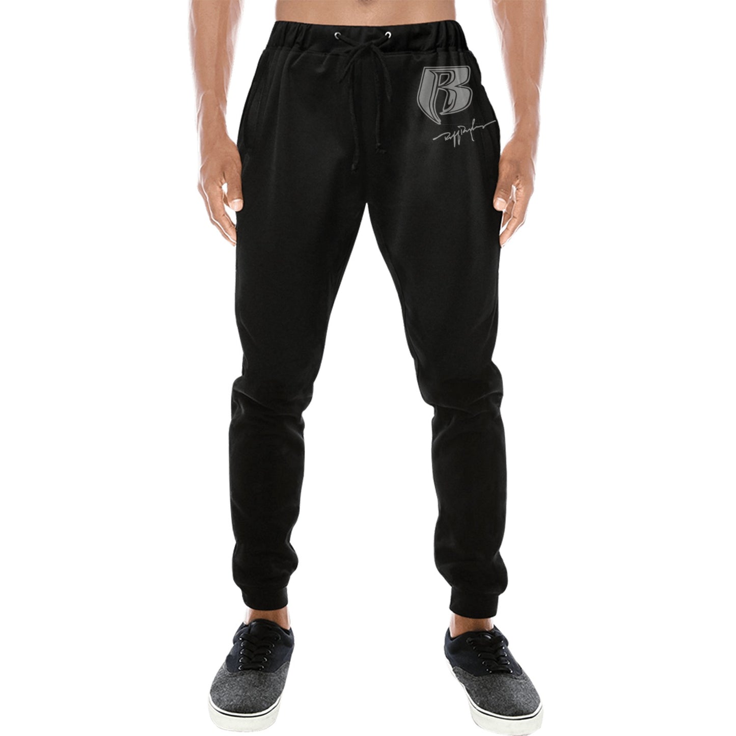 Mens Joggers Blk/Gry RR