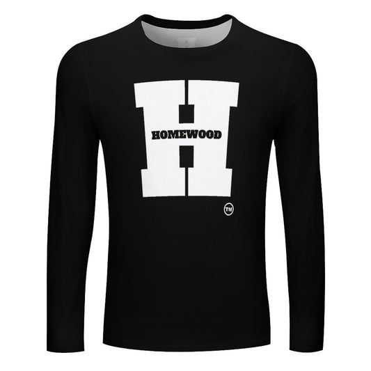 Homewood H Long Sleeve Blk/Wht