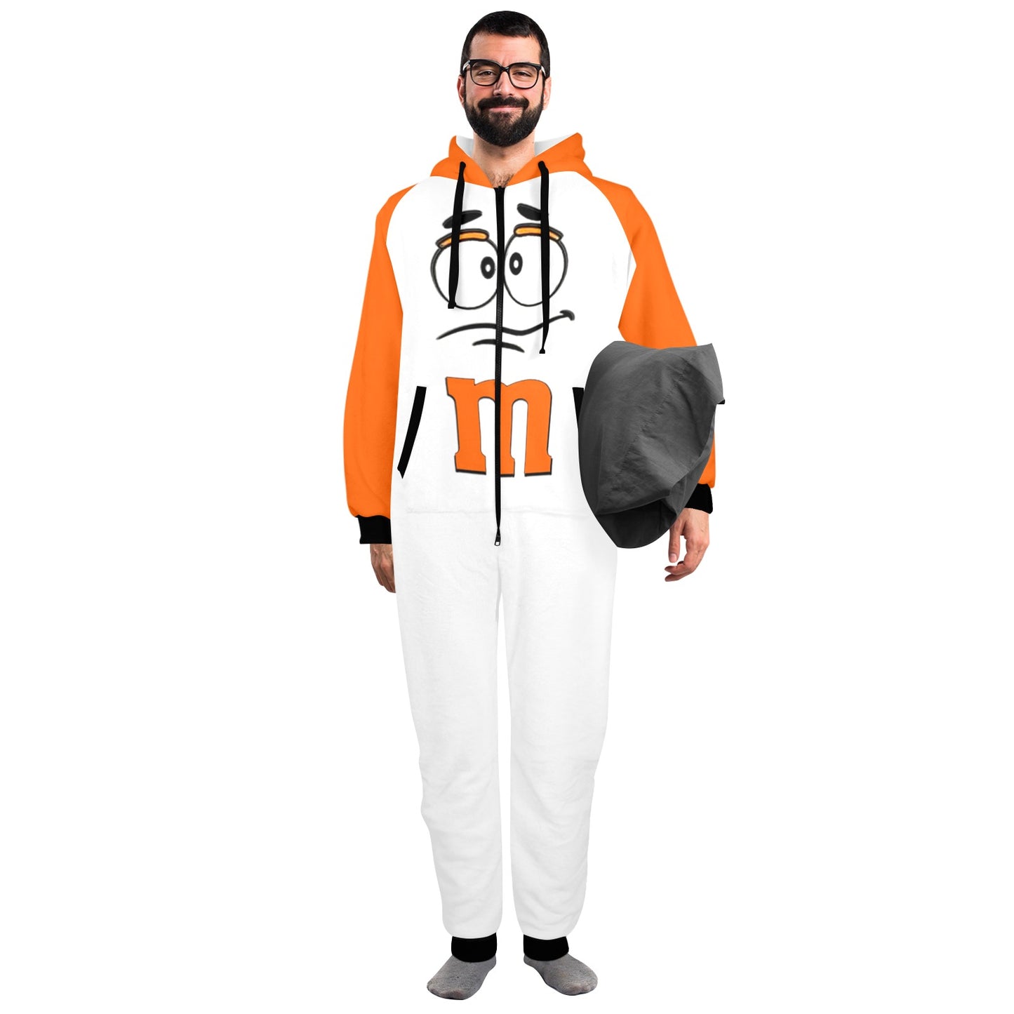 M&M Unisex Onesie Orange