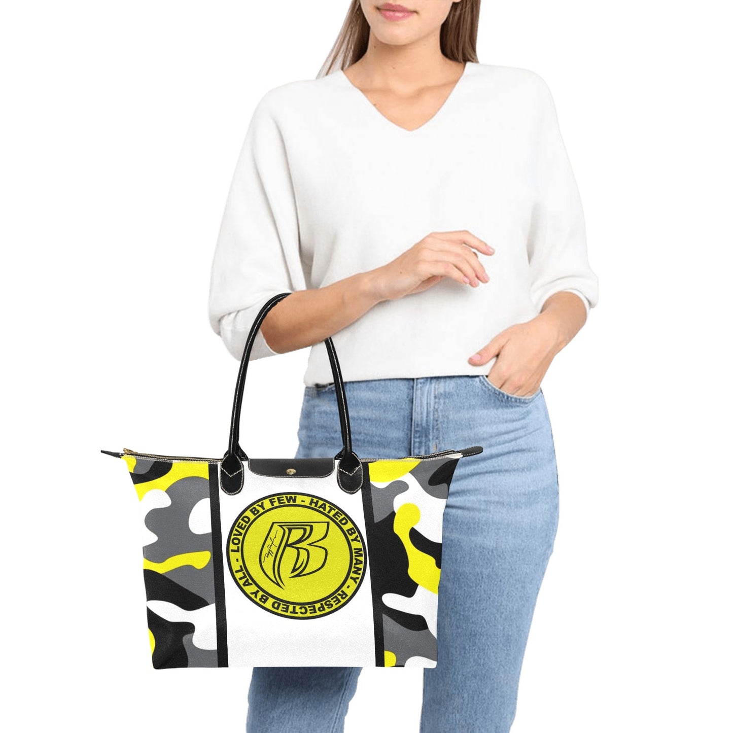 RR Lrg Handbag Yellow Camo