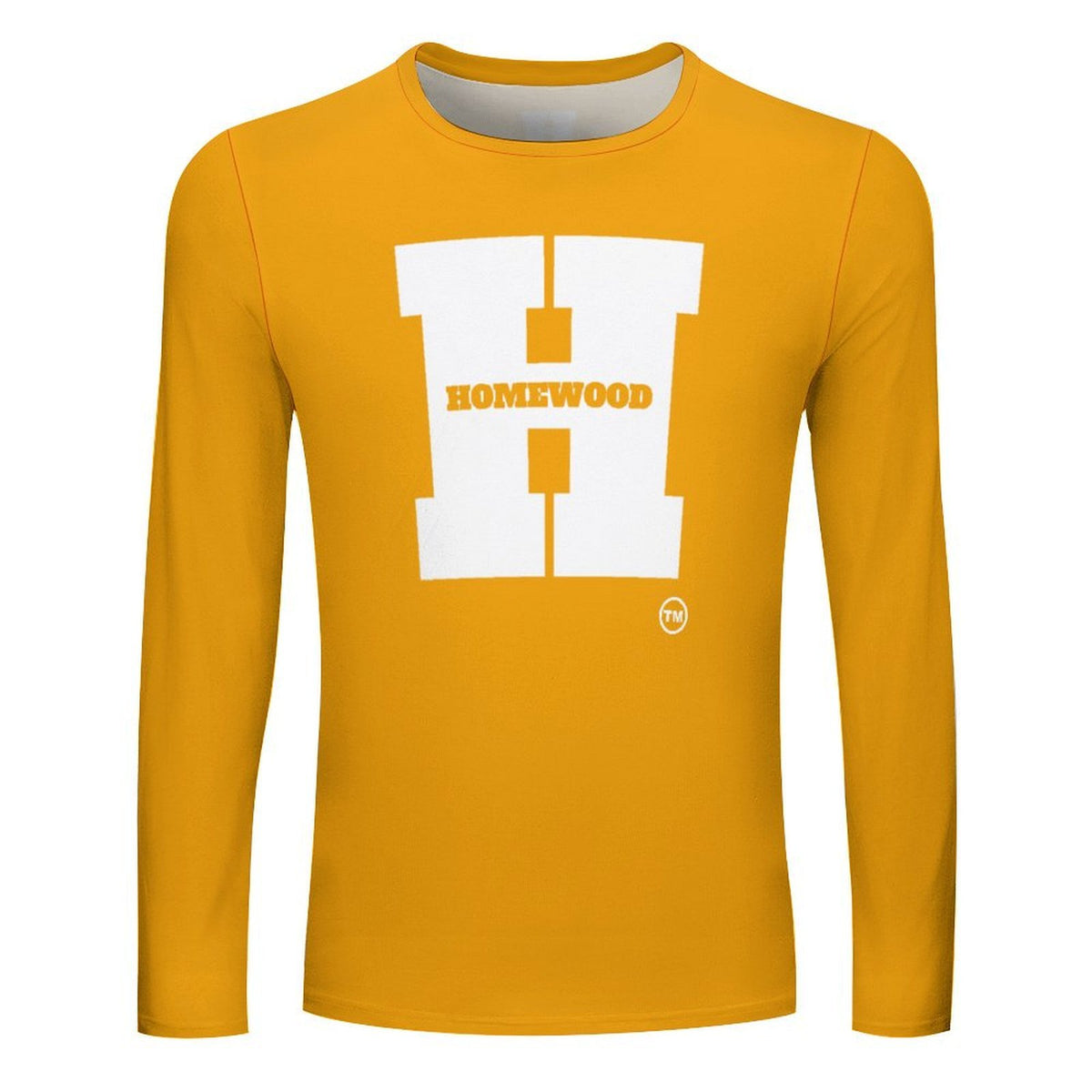 Homewood H Long Sleeve Gld/Wht