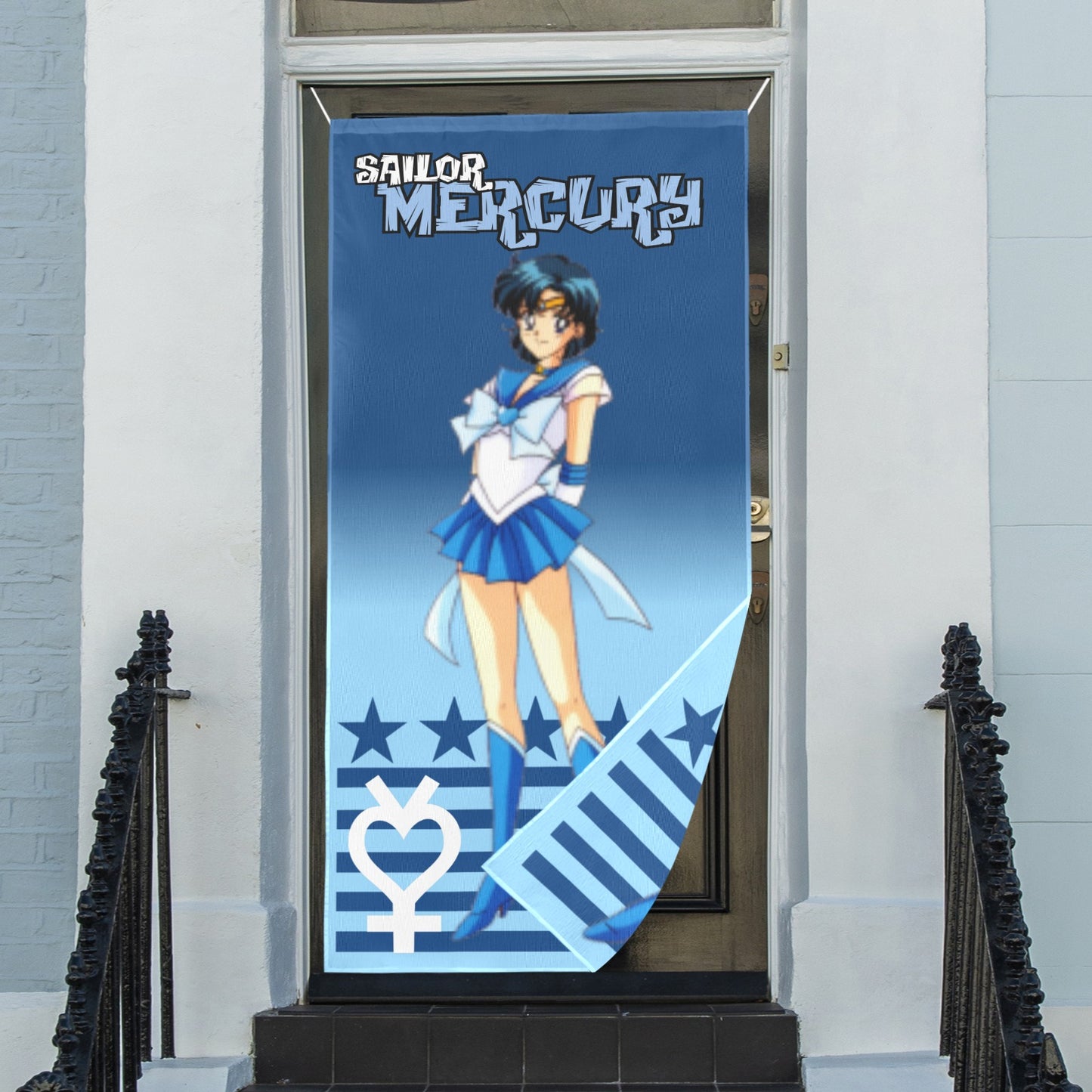Sailor Mercury Room Banner Door Banner