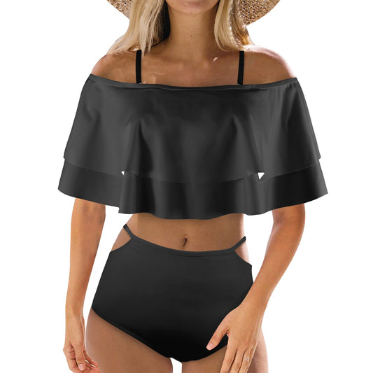 CMR Ruffled Off Shoulder Bikini