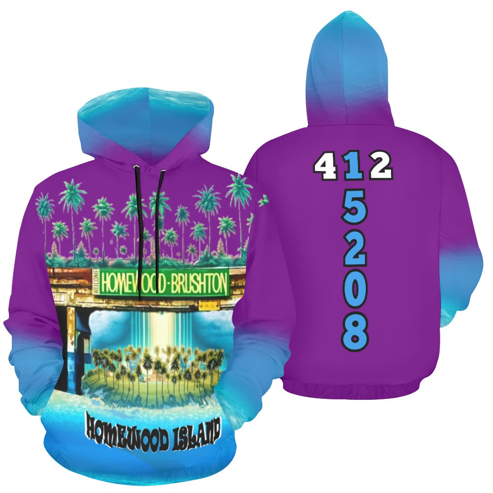 Homewood Island Hoodie Purple