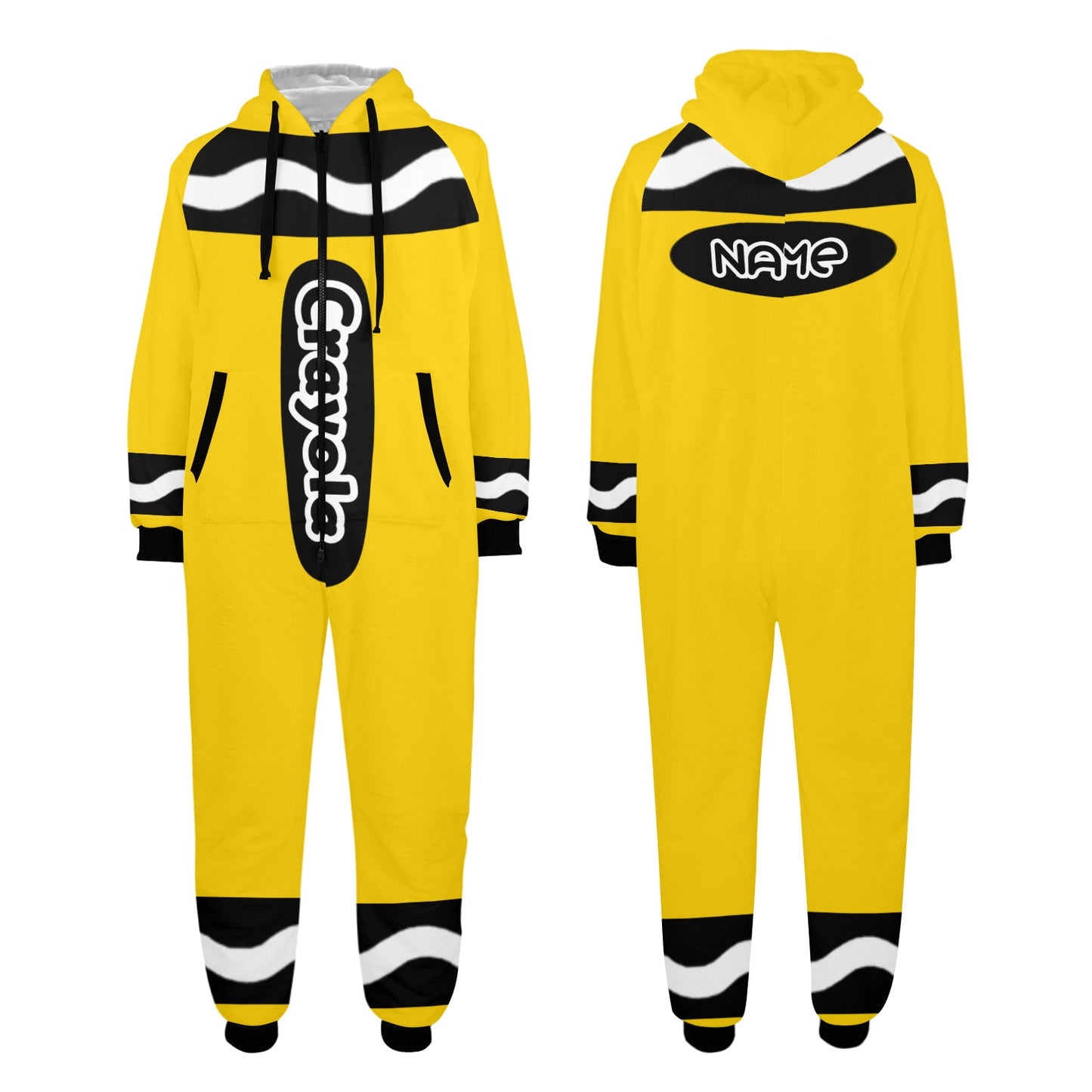 Crayon Unisex Onesie Yellow