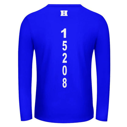 Homewood H Long Sleeve Blu/Wht