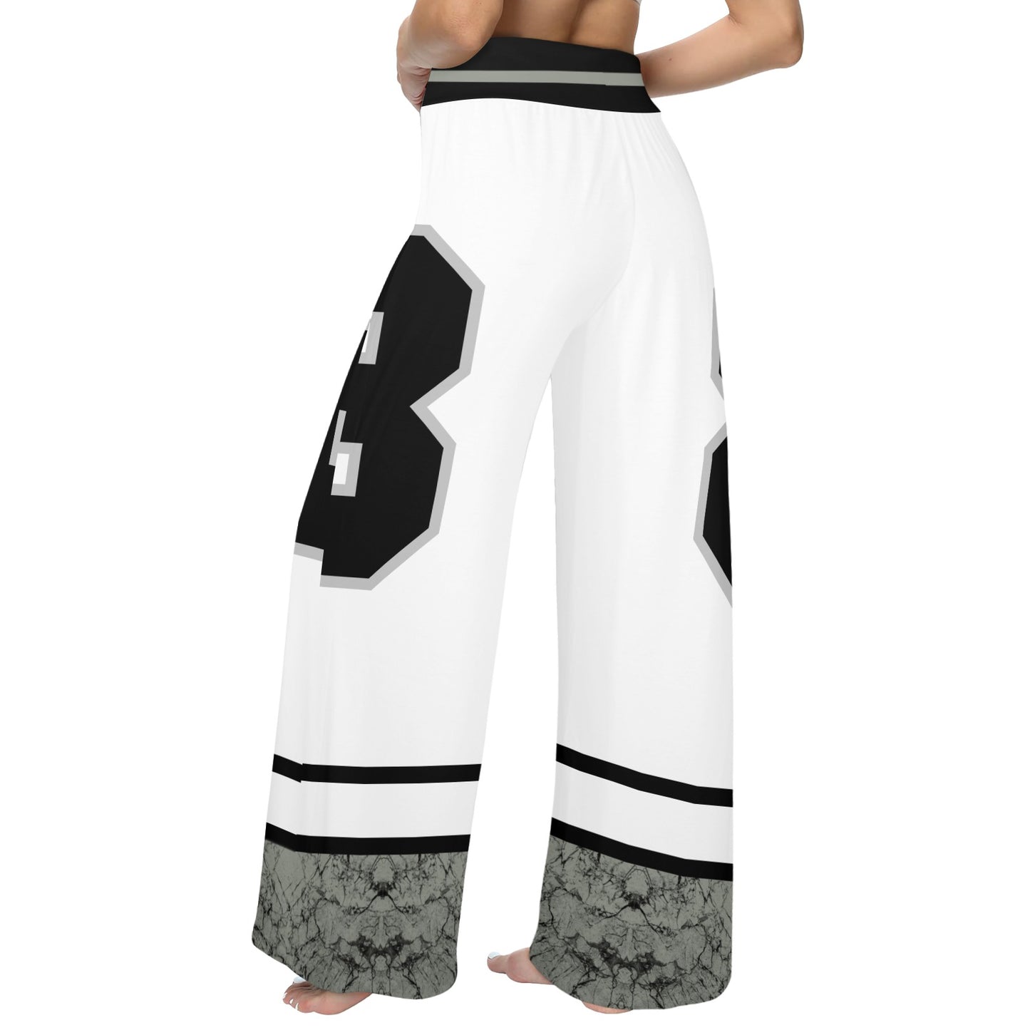 RR 88 Wide Leg Joggers Wht