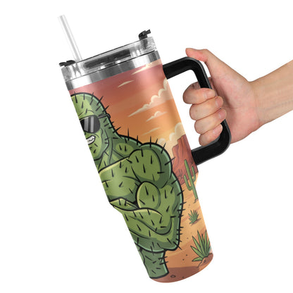 Plant Love Cactus 40oz Stainless Steel Tumbler