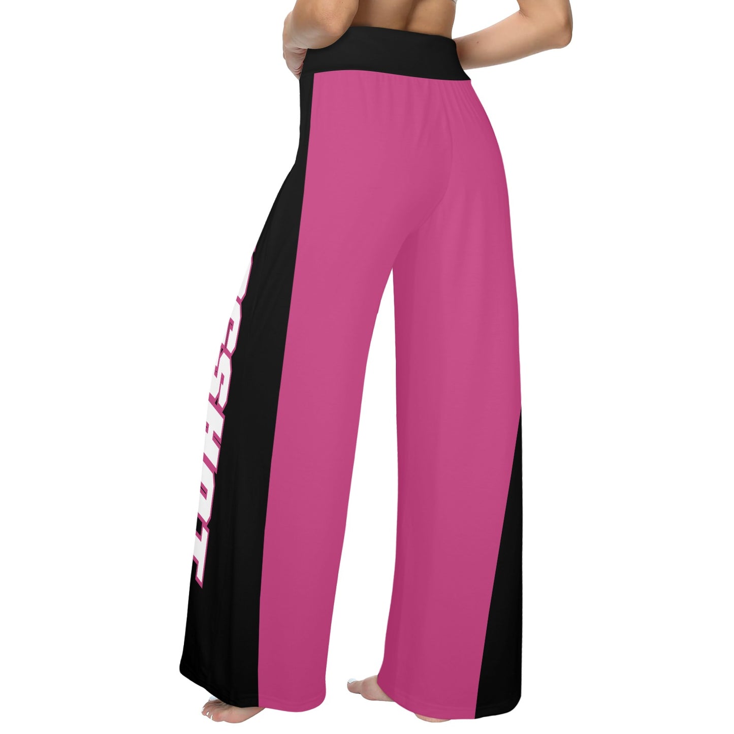 3>2 Womens Wide Leg Pants Pink