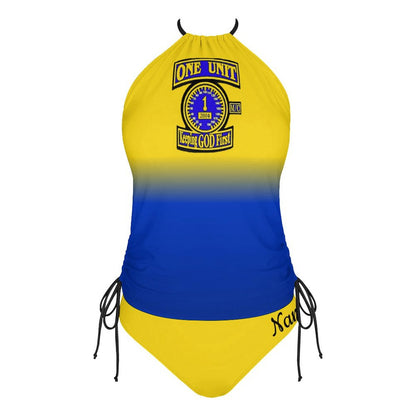 One Unit Split Bikini Swimsuit