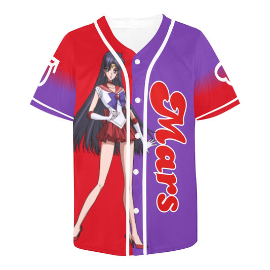 Sailor Mars Unisex Baseball Jersey