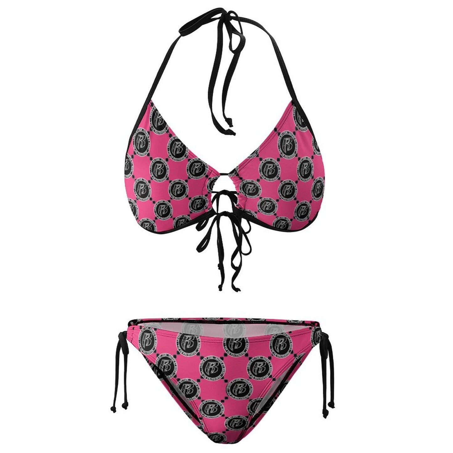 RR String Bikini Plus Size Pink RR Coin