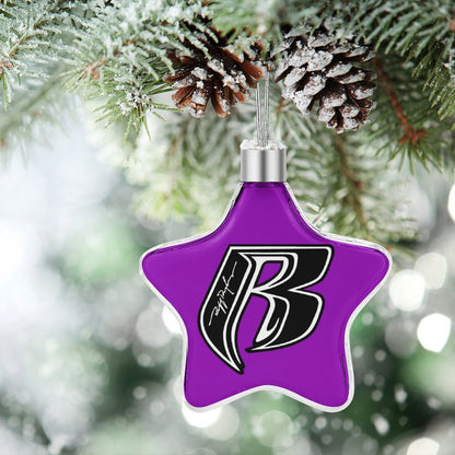 RR Christmas Hanging Star - Purple