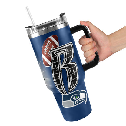 RR SEAHAWKS 40OZ STAINLESS STEEL TUMBLER 2025