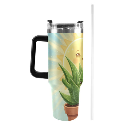 Plant Love Aloe 40oz Stainless Steel Tumbler