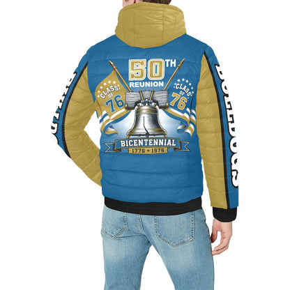 Savannah Bulldogs Lightweight Quilted Hooded Bomber Jacket